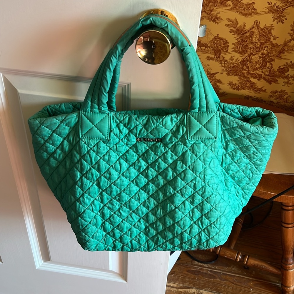 MZ Wallace Metro tote small Green quilted